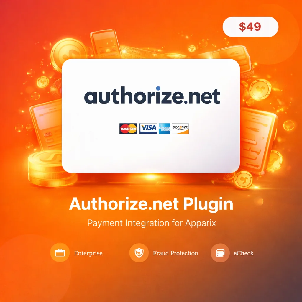 Authorize.net Payment Plugin - Featured Product | Apparix