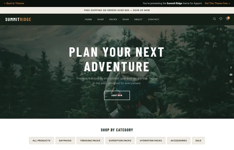 Summit Ridge Theme - Image 2 | Apparix
